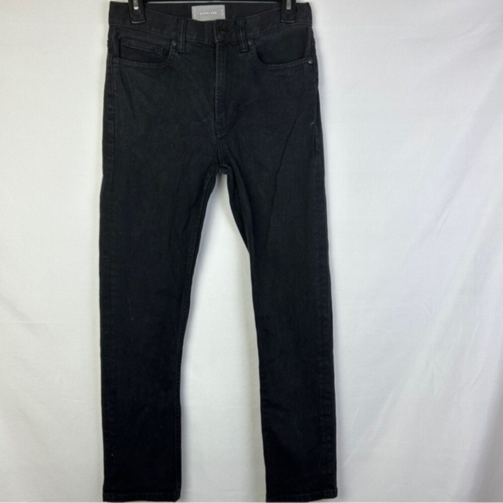 Everlane black straight cut jeans size 25 cotton classic